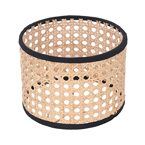 Rattan Lampenschirm Universal Modern Rattan Woven Lampenschirm Lampenabdeckung für E27 E14 Kronleuchter Lampe Pendelleuchte Deckenleuchte von YUMILI