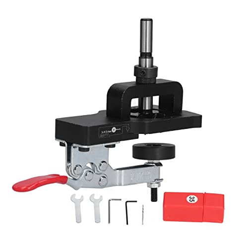 Scharnier -Jig -Lochbohranleitung Hochgenauigkeit Twist Bohrbit Kit Set Holzbearbeitung von YUMILI