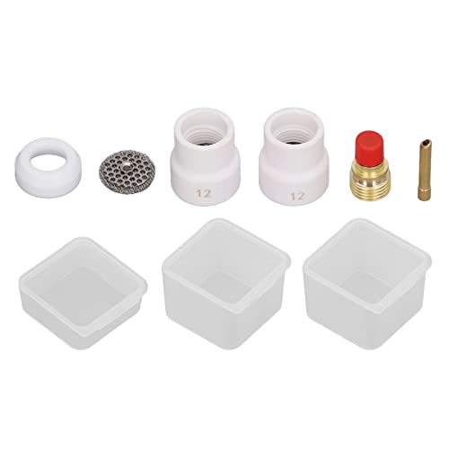 Schweißfackter-Adapter-Kit Kupfer PTFE hochwertige Tig-Schweiß-Torch-Kit-Ersatz für verschiedene Schweißszenarien 6PCs von YUMILI