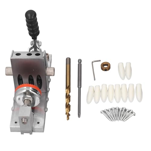 Taschenloch -Jig -System Kit Form Stahl einstellbarer Dübel Bohrer -Tischlerei für Holzbearbeitung von YUMILI