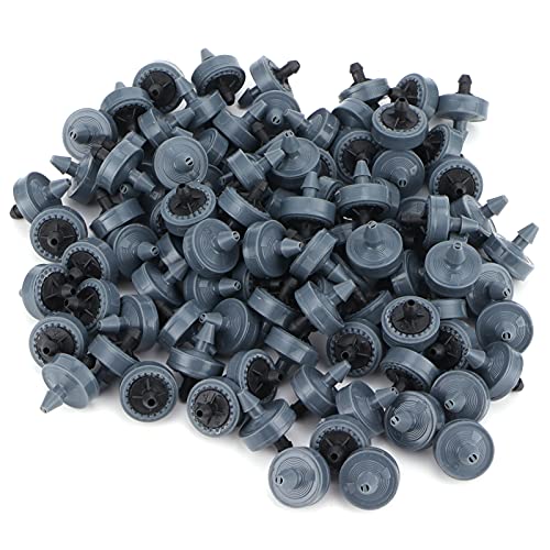 YUMILI 100 Stück 4L Bewässerungstropfer, Druckausgleichs-Emitter, 4/7 Schlauch kompatibel, Mikro-Tropfbewässerungs-Set für Garten & Gewächshaus YUMILI 100 Stück 4L Bewässerungstropfer, Druckausgleichs-Emitter, 4/7 Schlauch kompatibel, Mikro-Tropfbewässerungs-Set für Garten & Gewächshaus von YUMILI