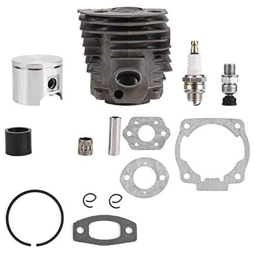 YUMILI 46-mm-Zylinderkolben-Dichtungssatz für Husqvarna 50,51,55-Kettensägen-Motor, Ersetzen Sie die Teilenummern 503 60 91 71, 503 16 16 02, 501 76 18 02 von YUMILI