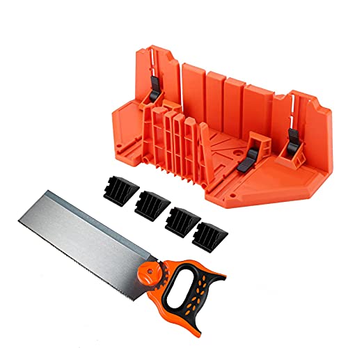 YUMILI Backsaw mit Gehrungslade für DIY Handwork Craft Portable Handsaw Set Gehrungssäge YUMILI Backsaw mit Gehrungslade für DIY Handwork Craft Portable Handsaw Set Gehrungssäge von YUMILI