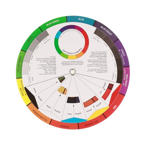 YUMILI Farbrad -Mischungsführung Pigment -Farb -Mischdiagramm Rotierende Zifferblatt für Dauerhafte Augenbrauenlippe mit Doppelseiten Kunst Klassenzimmer -Werkzeug YUMILI Farbrad -Mischungsführung Pigment -Farb -Mischdiagramm Rotierende Zifferblatt für Dauerhafte Augenbrauenlippe mit Doppelseiten Kunst Klassenzimmer -Werkzeug von YUMILI
