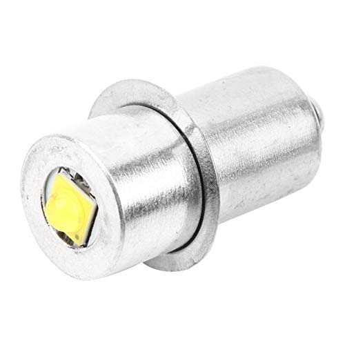 YUMILI LED Taschenlampe Birne, P13.5S 3W LED Glühbirne Taschenlampe Taschenlampe, Notfall Arbeitslampe Ersatzbirnen für Scheinwerfer Taschenlampe Taschenlampen (Weiß 3V) von YUMILI