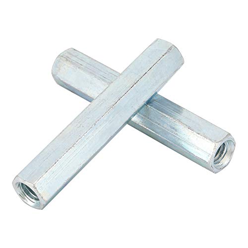 YUMILI Lange Stangenmutter, 2 Stück Lange Sechskantmutter, M8x66 Verbindungsmuttern mit Innensechskant Gewindestange, Schaft aus Verzinkter Karbonstahl, Hexagonal Hülse Standoff Gewinde Befestigungen YUMILI Lange Stangenmutter, 2 Stück Lange Sechskantmutter, M8x66 Verbindungsmuttern mit Innensechskant Gewindestange, Schaft aus Verzinkter Karbonstahl, Hexagonal Hülse Standoff Gewinde Befestigungen von YUMILI