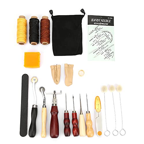 YUMILI Lederhandwerkswerkzeug Kit Punch Wheel für DIY Leder Handarbeit Nähen Abstand e Hausfrauen YUMILI Lederhandwerkswerkzeug Kit Punch Wheel für DIY Leder Handarbeit Nähen Abstand e Hausfrauen von YUMILI