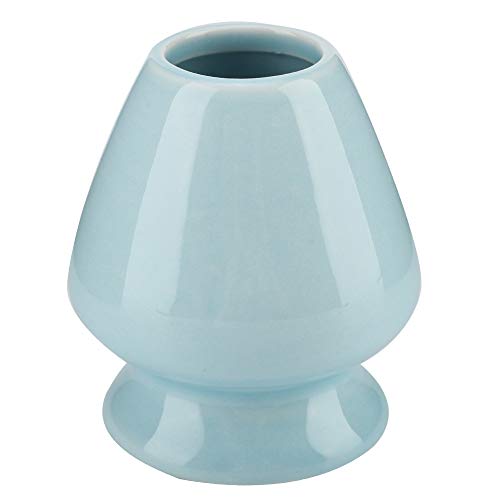 YUMILI Matcha-Schneebesenständer – Keramikhalter Chasen-Ständer Schneebesenhalter für Bambus-Matcha-Chasen für Teeservice-Zubehör(Blau) von YUMILI