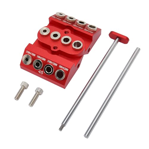 Yumili 30 45 90 abgewinkelte Bohranleitung erweiterte Positionierung Multi -Winkel Holzbearbeitungsbohrer Jig von YUMILI