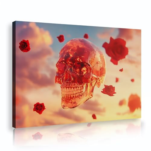Große Größe Schädel Zimmer Wanddekoration Ästhetische Vintage Gothic Dekor für Zuhause Romantischer Himmel Halloween Rose Skelett Wandkunstdrucke 25x38cm Innenrahmen Große Größe Schädel Zimmer Wanddekoration Ästhetische Vintage Gothic Dekor für Zuhause Romantischer Himmel Halloween Rose Skelett Wandkunstdrucke 25x38cm Innenrahmen von YUNART