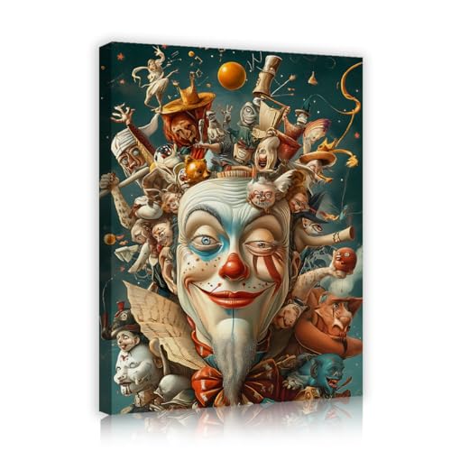 YUNART Surreale Anime Thema Wandkunst Dekor Gruselige Unheimliche Film inspiriert Illustration Leinwand Druck Bild für Wohnzimmer Halloween Dekor 50x70cm Innenrahmen YUNART Surreale Anime Thema Wandkunst Dekor Gruselige Unheimliche Film inspiriert Illustration Leinwand Druck Bild für Wohnzimmer Halloween Dekor 50x70cm Innenrahmen von YUNART
