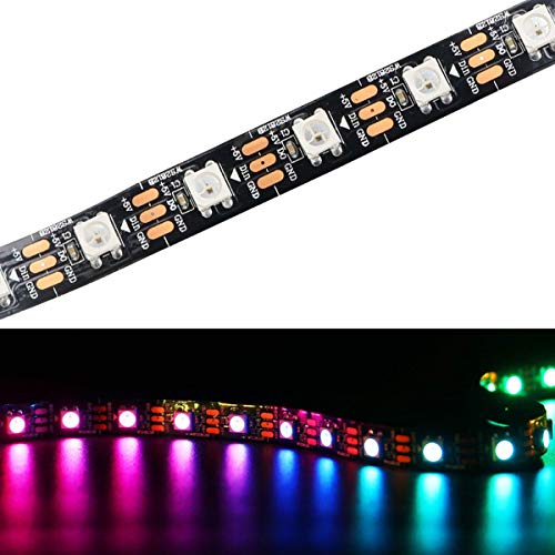 TOPAI WS2812B RGB LED Streifen Licht, 300 Pixel 5M Schwarze PCB Individuell Adressierbar LED Leiste 5050 SMD 5V Traumfarbe IP20 NO-Wasserdichte Schneidbare LED Band TOPAI WS2812B RGB LED Streifen Licht, 300 Pixel 5M Schwarze PCB Individuell Adressierbar LED Leiste 5050 SMD 5V Traumfarbe IP20 NO-Wasserdichte Schneidbare LED Band von YUNBO