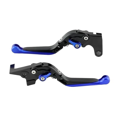YUNDVLT Hebel 2024 Klappkupplungsbremshebel Forr 500DS 500R Valico 525 DS525X 525DSX 650DS Motorrad Einstellbarer Ausziehbarer Bremsgriff(Black blue) von YUNDVLT