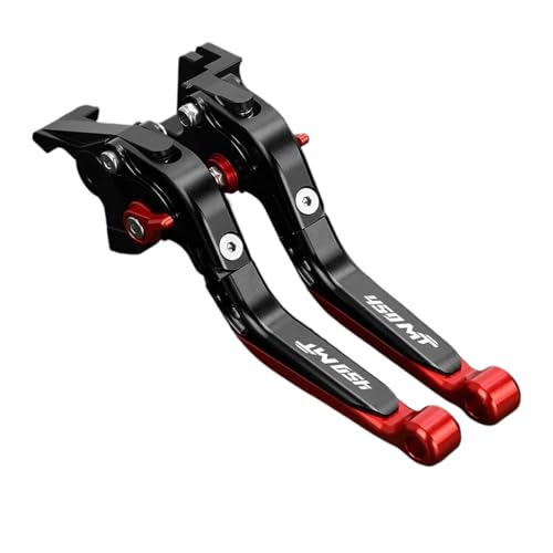 YUNDVLT Hebel Compatible With Cf Moto CF MOTO 450MT Bremse Kupplung Hebel 450 MT 450 MT450 CF450MT 2024-2026 Motorrad Verstellbare Falten(Black2) von YUNDVLT