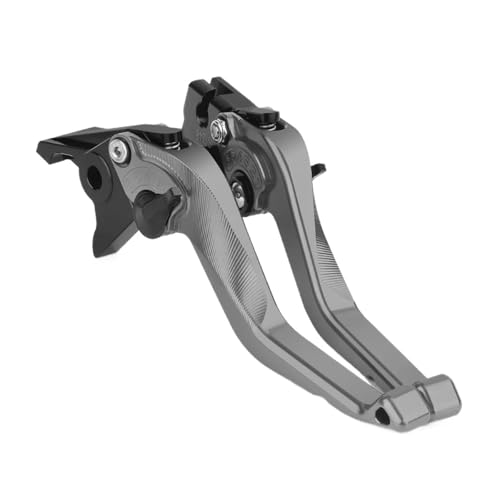 YUNDVLT Hebel Compatible With GSR750 GSX-S750 2011-2021 GSX S950 GSX-S950 2021 2022 Motorrad verstellbare Kurzbremskupplungshebel(Titanium) von YUNDVLT