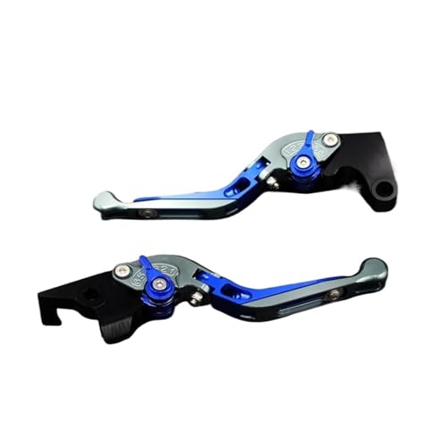 YUNDVLT Hebel Compatible With M1100 S EVO MON STER 1100 2009-2013 Verstellbare Falten Ausziehbare Motorrad Rote Bremskupplungshebel(Blue2) von YUNDVLT