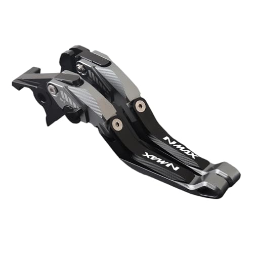 YUNDVLT Hebel Compatible With NMAX 160 155 125 2015-Present Motorradzubehör Kupplungshebel Bremshebelsatz Einstellbare Klappgriffhebel(5D Titanium A) von YUNDVLT