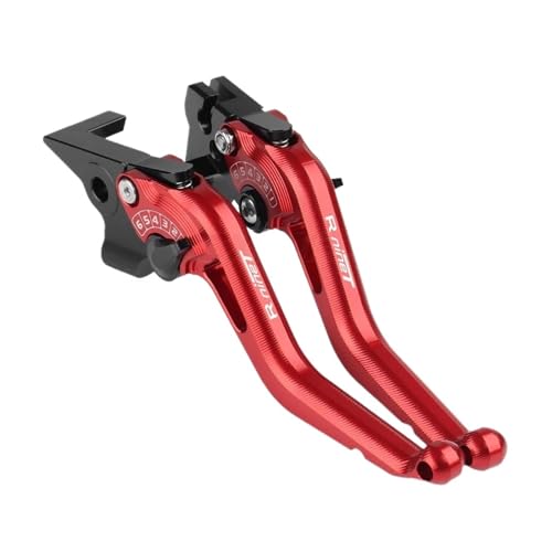 YUNDVLT Hebel Compatible With R NINE TR NINET RNINET RNINE T 2017-2023 Motorradzubehör CNC-einstellbare Bremskupplungshebel(Rosso) von YUNDVLT
