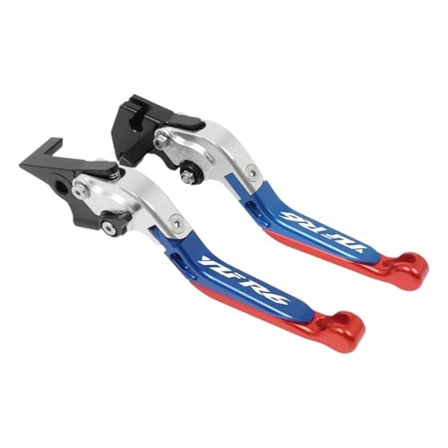 YUNDVLT Hebel Compatible With YZFR6 YZF R6 YZF-R6 R6 1999 2000 2001 2002 2003 2004 Motorradzubehör Ausziehbare Einstellbare Bremskupplungshebel(Blue1) von YUNDVLT