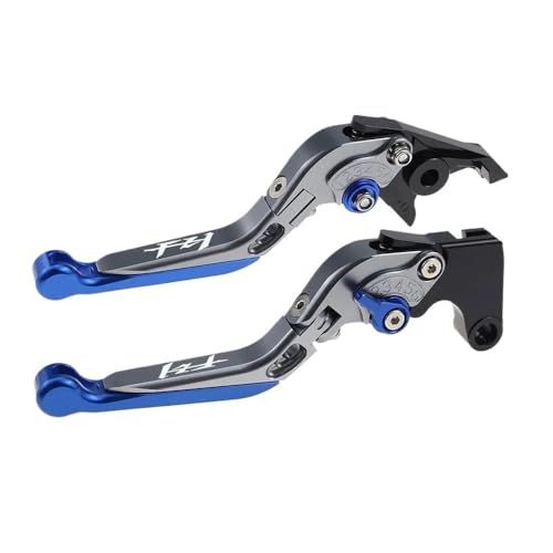 YUNDVLT Hebel Ersatz For FZ1 FAZER FZ-1 FAZER 2006–2016 Bremsgriffe Motorradzubehör Klappbare Ausziehbare Kupplungshebel(Blue3) von YUNDVLT