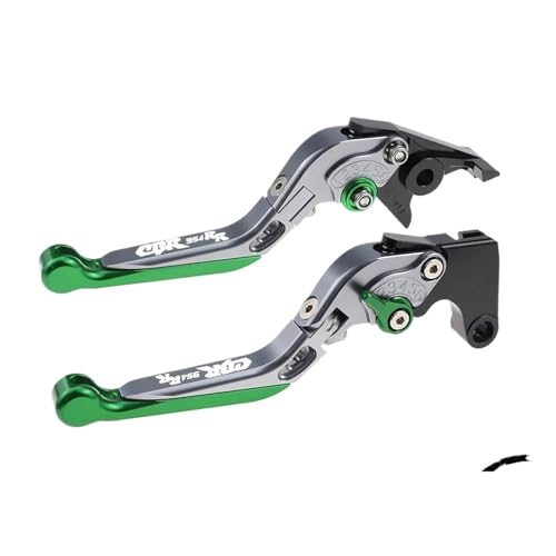 YUNDVLT Hebel Fit CBR954RR 2002 Kupplungshebel For CB 954RR CBR 954 RR 2003 Klappbar Ausziehbare Bremsgriffe(Green2) von YUNDVLT