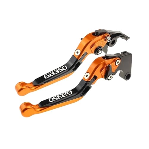 YUNDVLT Hebel Fit GB350 2022 Bremshebel For GB 350 2021-2023 Kupplung Griffe Falten Erweiterbar(ORANGE3) von YUNDVLT