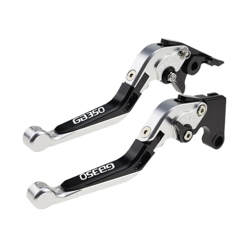 YUNDVLT Hebel Fit GB350 2022 Bremshebel For GB 350 2021-2023 Kupplung Griffe Falten Erweiterbar(SILVER1) von YUNDVLT