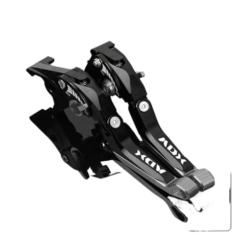 YUNDVLT Hebel For ADX125 ADX 125 2022 2023-2024 Motorrad ADX125 CNC 5D Bremse Kupplung Hebel Verstellbare Falten ADX125(Black2) von YUNDVLT