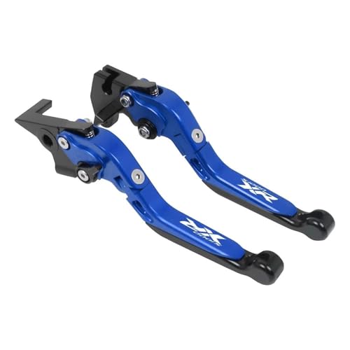 YUNDVLT Hebel For S1000XR S 1000XR S1000 XR S 1000 XR 2014-2019 2015-2018 Motorrad CNC-Bremskupplungshebel Klappgriff(Blue-Blue-Balck) von YUNDVLT