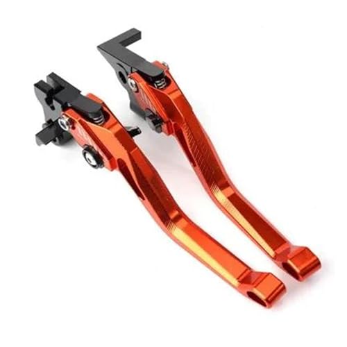 YUNDVLT Hebel Moto Compatible With MT09 MT 09 FZ09 Tracer XSR900 2015-2019 2020 Einstellbare Bremse Kupplung Hebel(Orange) von YUNDVLT