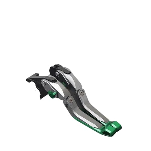 YUNDVLT Hebel Motorrad 125 R Einstellbare CNC Vergrößern Ausziehbarer Bremskupplungshebel For 125R Griff Bremskupplung(Green2) von YUNDVLT