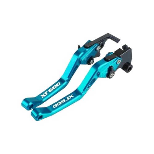YUNDVLT Hebel Motorrad Kurz Bremse Kupplung Hebel Teile Compatible With XT600 ZE XT600ZE TENERE 1987 1988 1989 1990 1991 1992(Blu) von YUNDVLT