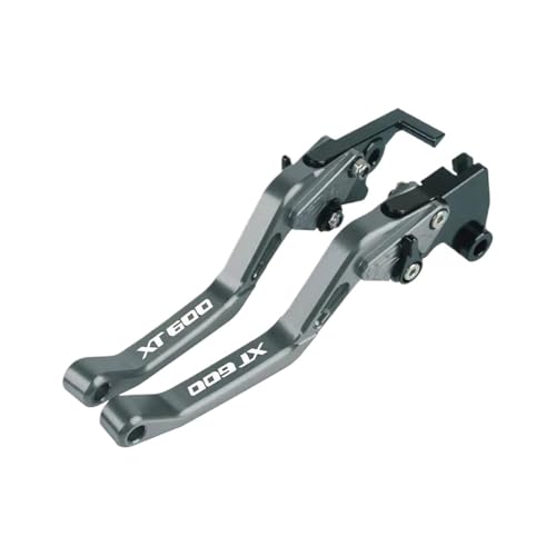 YUNDVLT Hebel Motorrad Kurz Bremse Kupplung Hebel Teile Compatible With XT600 ZE XT600ZE TENERE 1987 1988 1989 1990 1991 1992(Grey) von YUNDVLT