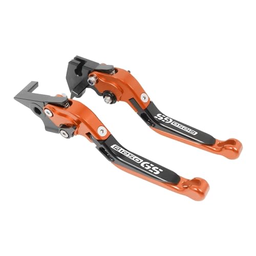 YUNDVLT Hebel Motorrad Verstellbare Falten Ausziehbare Bremskupplungshebel For R1250GS R 1250 GS R 1250GS Abenteuer LC 2013-2021 2020(Orange2) von YUNDVLT