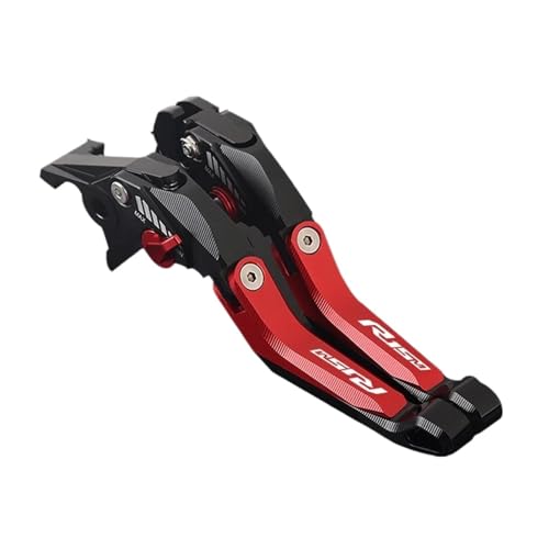 YUNDVLT Hebel Motorrad YZF R15 M Einstellbare CNC 5D Bremse Kupplung Hebel Compatible With YZF R15M 2022 R15 M 2022-2024(Red1) von YUNDVLT
