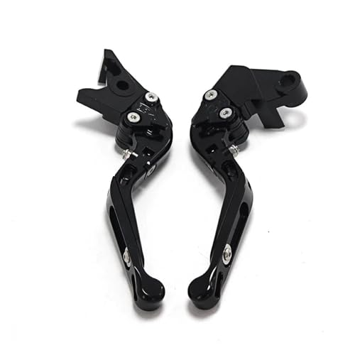 YUNDVLT Hebel Motorradbremsen Kupplungshebel Compatible With J300 2014-2018 2017 Einstellbare Faltbare Ausziehbare Motorradbremsen Kupplung(Nero) von YUNDVLT