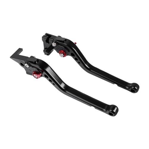 YUNDVLT Hebel Motorradzubehör Lenker CNC Verstellbare Faltbare Ausziehbare Bremskupplungshebel Compatible With X J 6 XJ6 DIVERSION 2009-2020(Black2) von YUNDVLT