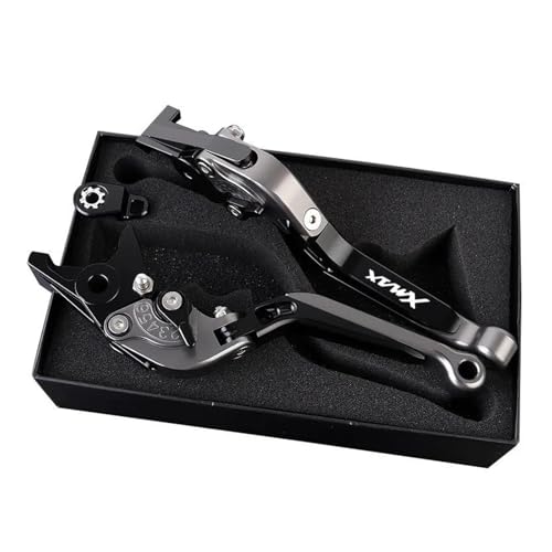 YUNDVLT Hebel Parkgriff Kupplungsbremshebel Mit Parksperre Compatible With XMAX 125 250 300 400 XMAX300 2017-2022 Motorradzubehör(Titanium Black) von YUNDVLT