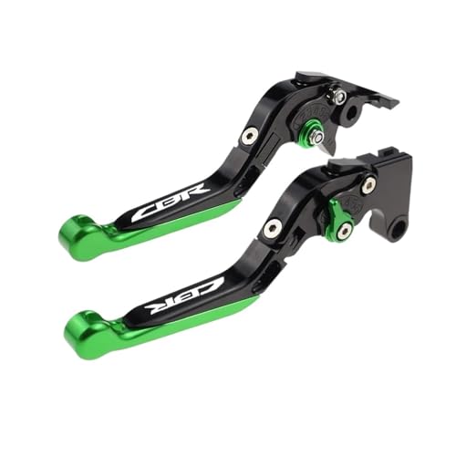 YUNDVLT Hebel Passend For CB650R CB650F 2014–2022. Kupplungshebel For CBR650R CBR650FA CBR650F CBR 650 R, Klappbare, Ausziehbare Bremsgriffe(Green1) von YUNDVLT