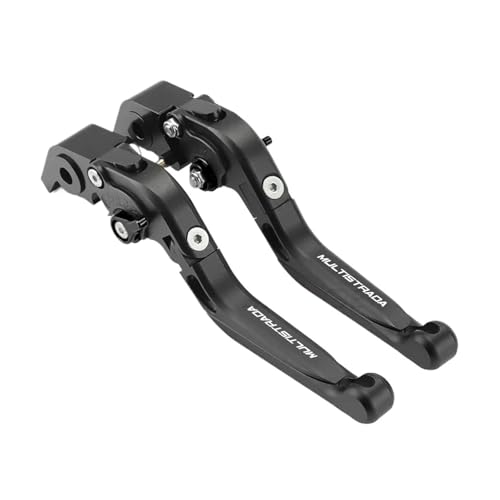 YUNDVLT Hebel Verstellbare, Faltbare Und Ausziehbare Bremskupplungshebel Compatible With Multistrada 1200 1200S 1260 1260S 950 950S Motorradgriffhebel(Nero) von YUNDVLT