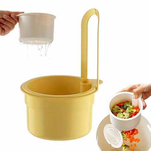 Faucet Han-ging Filter Basket,Sink Strainer Basket with Bottom Release,Kitchen Sink Waste Catcher,Hanging Dumping Kitchen Food Catcher,Easy To Rinse And Reuse (B) von YUNFAN