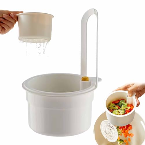 Faucet Han-ging Filter Basket,Sink Strainer Basket with Bottom Release,Kitchen Sink Waste Catcher,Hanging Dumping Kitchen Food Catcher,Easy To Rinse And Reuse (C) von YUNFAN