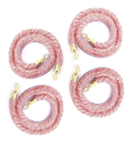 Absperrkordel, Absperrseile, Gedrehtes Seildesign mit Haken, for Hochzeiten, Ausstellungen und andere Anlässe(95cm/3.1ft/37.4in) von YUNFANOZ