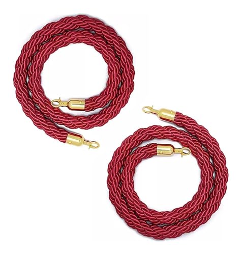 Handlaufseil, Gedrehtes Stützseil, For Kinos/Hotels/Kinos, isoliert schnell chaotische Menschenmengen(180cm(6ft)) von YUNFANOZ