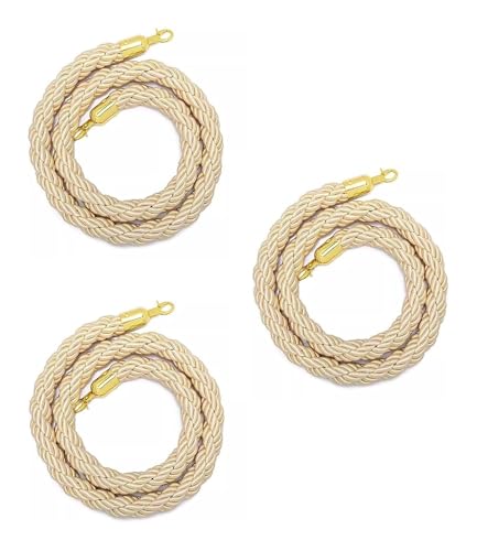 Handlaufseil, Gedrehtes Stützseil, For den Einsatz auf roten Teppichen, bei Ausstellungen und anderen Anlässen(120cm(4ft)) von YUNFANOZ