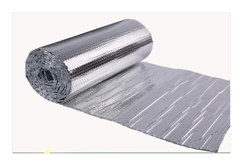 Heizung Isolierfolie, Aluminisierte Isolierfolie, Selbstklebende Garagentor-Isolierung, für Fenster, Wohnmobile, Dächer(1x30m) von YUNFANOZ