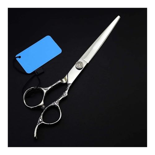 Hundeschere Set, Haustier Hundepflege Schere, Schneiden Gebogene Hundeschere Professionelle Schere, for Hunde Katzen von YUNFANOZ