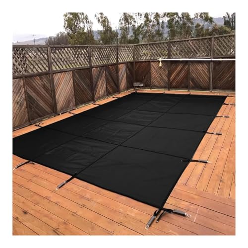 Poolabdeckung, Pool Solarabdeckplane, Robust und langlebig, verhindert Blätter,Staub, Schmutz von(1mx5m(3.3ftx16.4ft)) von YUNFANOZ