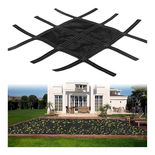 Poolabdeckung, Pool Solarabdeckplane, for eingebaute Pools, PreventLeaves(6.5ftx6.5ft(2mx2m)) von YUNFANOZ