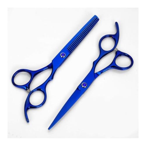 Profi Hundeschere Gebogene Schere Hund Fellschere, Trimmen von Tierhaaren, geeignet für Privathaushalte und Tierhandlungen(ToothCut6Inch) von YUNFANOZ